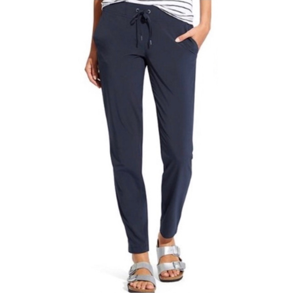 Athleta Midtown Ankle Pants Size 0 Navy Blue